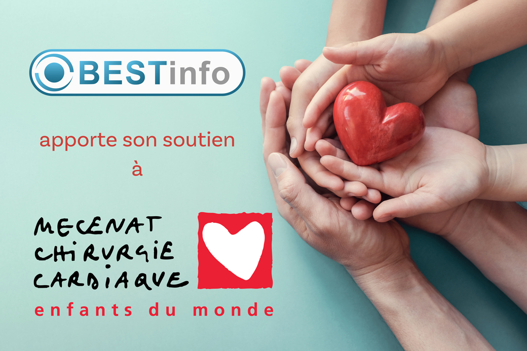 You are currently viewing BESTinfo soutient Mécénat Chirurgie Cardiaque